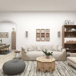 Wood Geometric Intricately Carved Wall Decor With Bells Set Of 3 Brown - Olivia & May -Olivia & May GUEST 2d841489 0667 4f15 b1cc f5f507f32fdd