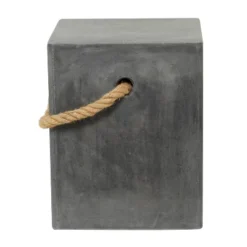 Contemporary Outdoor Accent Table - Gray - Olivia & May 9 Contemporary Outdoor Accent Table - Gray - Olivia & May -Olivia & May GUEST 2df7d7f8 d919 4a00 84fc 8d8c0f6380f3