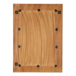 Wood Quatrefoil Wall Mirror Blue - Olivia & May -Olivia & May GUEST 2e16fa84 e73e 453e 9e75 1c2099cab9a3