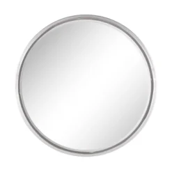 Contemporary Metal Wall Mirror Silver - Olivia & May -Olivia & May GUEST 2eed11f6 c09b 486d 8aeb e786461ae32d