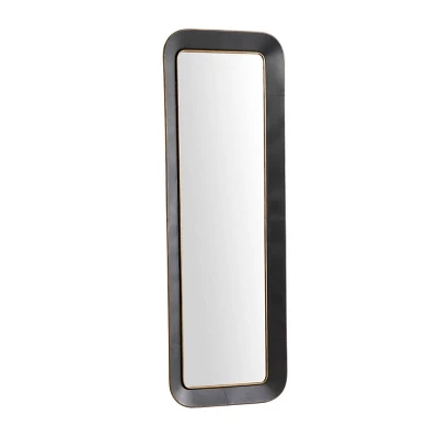 Industrial Metal Rectangle Wall Mirror Black - Olivia & May 7 Industrial Metal Rectangle Wall Mirror Black - Olivia & May - Image 5