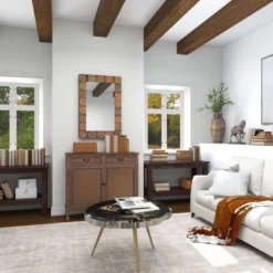 Metal Floral Wall Mirror With Embossed Metal Multi Colored - Olivia & May -Olivia & May GUEST 322a4064 a953 43a4 b629 cfa7afacf58e