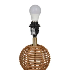 Bohemian Wicker Table Lamp Brown - Olivia & May -Olivia & May GUEST 335929b9 dc5d 4e01 b523 737c1e2437bc