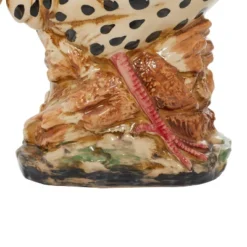 14" X 13" Farmhouse Ceramic Chicken Garden Sculpture Beige - Olivia & May -Olivia & May GUEST 34835f2a 4d37 43e3 974f bc49519094a5