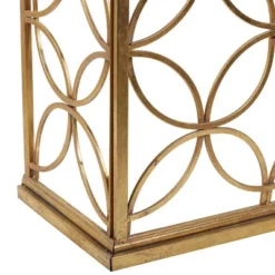 Rectangular Traditional Modern Metal Console Table Gold - Olivia & May -Olivia & May GUEST 350d895f 068c 41e6 a494 0b6acf81aeb4