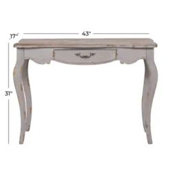 Farmhouse Vintage Console Table White - Olivia & May 22 Farmhouse Vintage Console Table White - Olivia & May -Olivia & May GUEST 353a57e7 6c74 4f17 8b13 57dbdb29aa23