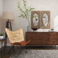 Set Of 2 Wood Bird Wall Decors With Tree Branches Brown - Olivia & May -Olivia & May GUEST 35c48baa bff3 4970 bd27 45e2b05a9e9c