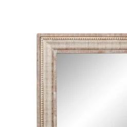 Metal Intricately Carved Wall Mirror Brown - Olivia & May -Olivia & May GUEST 35de6b38 1eef 4eaa 9943 8eeb41786b65