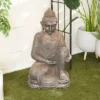 36" Magnesium Oxide Buddha Sculpture For Garden & Outdoor Decor - Olivia & May 2 36" Magnesium Oxide Buddha Sculpture For Garden & Outdoor Decor - Olivia & May -Olivia & May GUEST 35ea838f ba6e 4e5f bab0 9bebdf2f5c5a