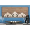 Wood Geometric Mountain Wall Decor Brown - Olivia & May -Olivia & May GUEST 36a8d2f0 0152 4e47 b380 8c7d1c5db735