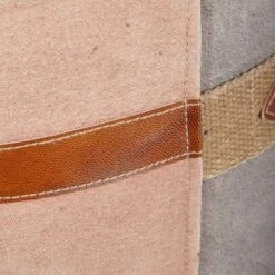 Cotton Pouf Featuring A Screenprinted Bicycle Illustration With Script - Olivia & May -Olivia & May GUEST 37acbba2 e176 4077 8478 e4a3475e5342