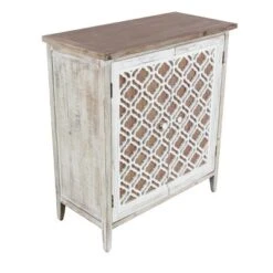 Rustic 2 Door Wooden Cabinet Brown - Olivia & May -Olivia & May GUEST 37fcb3fe 4e97 4ffe af51 c4afbbbabb66