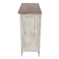 Rustic 2 Door Wooden Cabinet Brown - Olivia & May -Olivia & May GUEST 386873af db13 4588 a369 71596ec2f24e
