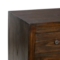 Rustic Wood Buffet Dark Brown - Olivia & May -Olivia & May GUEST 3904d893 9feb 4fc4 8491 08dc3281d910