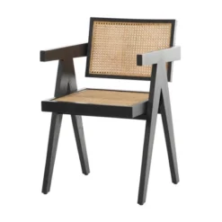 30" X 20" Modern Teak Wood Accent Chair - Olivia & May -Olivia & May GUEST 390bbf4f 6659 4cc0 80d8 b9fb9e52d84b