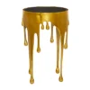 Contemporary Aluminum Melting Accent Table - Olivia & May 1 Contemporary Aluminum Melting Accent Table - Olivia & May -Olivia & May GUEST 399f0989 220a 4fe5 a1c1 c1fb227a6cef