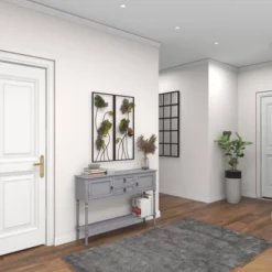 Metal Floral Wall Decor With Black Frame Set Of 2 Black - Olivia & May -Olivia & May GUEST 3b65693c 76be 4a9f 88d0 6a958772064d