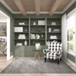 Log And Glass Round Accent Table Tan - Olivia & May -Olivia & May GUEST 3c2e9dff 621d 4a78 a344 65da39d2fcf7