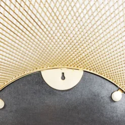 Metal Starburst Round Wall Mirror Gold - Olivia & May -Olivia & May GUEST 3c9279eb 47ef 4cd9 8f4d c129d4649231