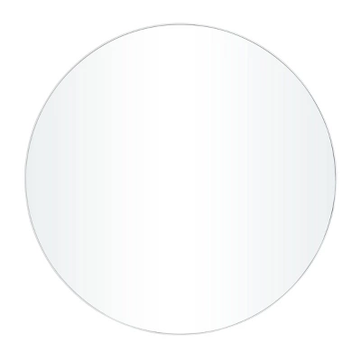 Wood Round Wall Mirror With Thin Frame - Olivia & May 9 Wood Round Wall Mirror With Thin Frame - Olivia & May - Image 7