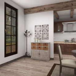 Rustic Metal Ornamental Wall Decor Set Of 4 Brown - Olivia & May