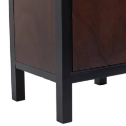 Contemporary Small Wood Cabinet Dark Brown - Olivia & May -Olivia & May GUEST 3e2e96bf 771c 48c9 a954 9b7cc4373119