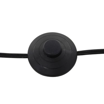 Fabric Floor Lamp With Drum Shade Blue - Olivia & May 8 Fabric Floor Lamp With Drum Shade Blue - Olivia & May - Image 6