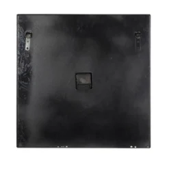 Wood Mirrored Wall Clock With Floating Crystals Silver - Olivia & May -Olivia & May GUEST 3fb763d8 32ed 495e a679 4bba564a1d5b