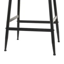 Industrial Metal Counter Height Barstool Black - Olivia & May -Olivia & May GUEST 3fc63877 3217 4f8e ad83 178937e40acd