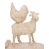 Decorative Farm Animal Set - White - Olivia & May: Indoor Polystone Sculpture, Farmhouse Style -Olivia & May GUEST 40bbc6a6 f438 4900 a97e 42d295d2a1b6