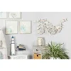 45" X 17" Coastal Wood Fish Wall Decor White - Olivia & May -Olivia & May GUEST 4159b75f 215c 404c 9657 9bded64c02b7