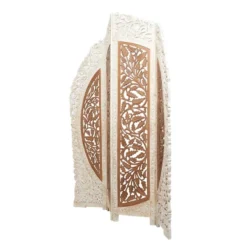 French Country Mango Wood Room Divider Screen Brown - Olivia & May -Olivia & May GUEST 42782263 e8e5 4627 a15b 0180284f6585