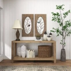 Set Of 2 Wood Bird Wall Decors With Tree Branches Brown - Olivia & May -Olivia & May GUEST 42ce30b6 d343 4921 aef7 60a51dcc67ce