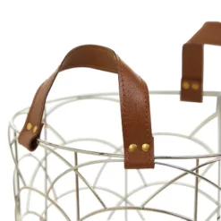 Set Of 3 Metal Storage Baskets Silver - Olivia & May -Olivia & May GUEST 42ee01de 1fe2 4281 b537 94f1749e7b23