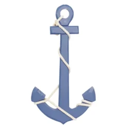 Coastal Wood Anchor Wall Decor With Twisted Rope - Olivia & May -Olivia & May GUEST 43cf9b2d 8ec3 44ef 8e87 e1f69effddea