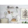 Farmhouse Wood Rectangle Wall Shelf White - Olivia & May -Olivia & May GUEST 446d806e dd6b 4ba9 a922 354f87fa6570