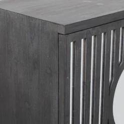 Art Deco Contemporary Mirrored Wood Cabinet Black - Olivia & May 25 Art Deco Contemporary Mirrored Wood Cabinet Black - Olivia & May -Olivia & May GUEST 44779e95 68f0 411d b0d1 135b29b400aa