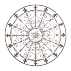 Metal Fleur De Lis Scrollwork And Wall Decor Black - Olivia & May 33 Metal Fleur De Lis Scrollwork And Wall Decor Black - Olivia & May -Olivia & May GUEST 44acaa45 5b49 4074 8d22 bbf381eb611e