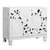 Mediterranean Carved Wood Cabinet White - Olivia & May -Olivia & May GUEST 44e8700c b1b4 4396 9171 9f1c633e1173