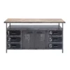 Industrial Wood Buffet Gray - Olivia & May -Olivia & May GUEST 451b9083 7bd3 46a1 9f06 a5a3f0e974eb