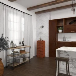 Traditional Faux Leather 6 Drawer Chest Camel Brown - Olivia & May -Olivia & May GUEST 451f0a58 3fc3 4e2f af99 27399ab6e122