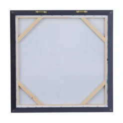 Canvas Eiffel Tower Framed Wall Art With Silver Frame Blue - Olivia & May -Olivia & May GUEST 463672c1 6bcf 4f11 bc1d 624f531e81ff