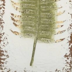 Metal Leaf Wall Decor Set Of 2 White - Olivia & May -Olivia & May GUEST 46f984e5 bc3a 4359 b84d 006207eabe81