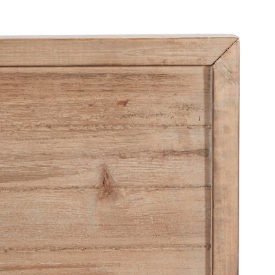 Wood Geometric Mountain Wall Decor Brown - Olivia & May 5 Wood Geometric Mountain Wall Decor Brown - Olivia & May - Image 3