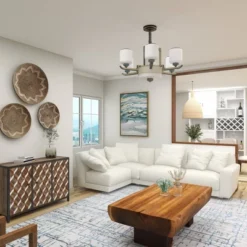 Canvas Geode Enlarge Slice Framed Wall Art With Gold Frame Blue - Olivia & May -Olivia & May GUEST 47c65807 5e4a 41fa 8d17 4e75cd4d9e81