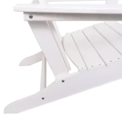 32"x37" Traditional Resin Adirondack Chair - White - Olivia & May -Olivia & May GUEST 4816c65f b906 4be4 8bb3 33d9aac22ff5