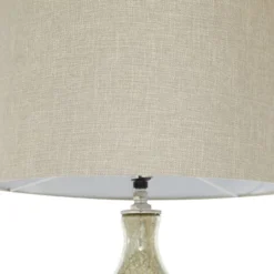 Glam Glass Table Lamp With Faux Mercury Glass Finish Silver - Olivia & May -Olivia & May GUEST 481cf17c 0379 4b5e 963a 67b040e2c28d
