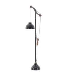 Industrial Floor Lamp Black - Olivia & May -Olivia & May GUEST 49a141a9 9e82 4441 93db 83e10b2f7b8d