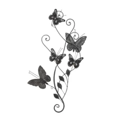 29" X 15" Iron Eclectic Butterfly Wall Décor - Olivia & May -Olivia & May GUEST 49ac5f21 05eb 4c33 b401 6fd14023be8e
