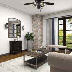 Wood Half Moon Buffet Dark Espresso - Olivia & May -Olivia & May GUEST 4a25f16f 1756 488b 8628 1600f644dde8